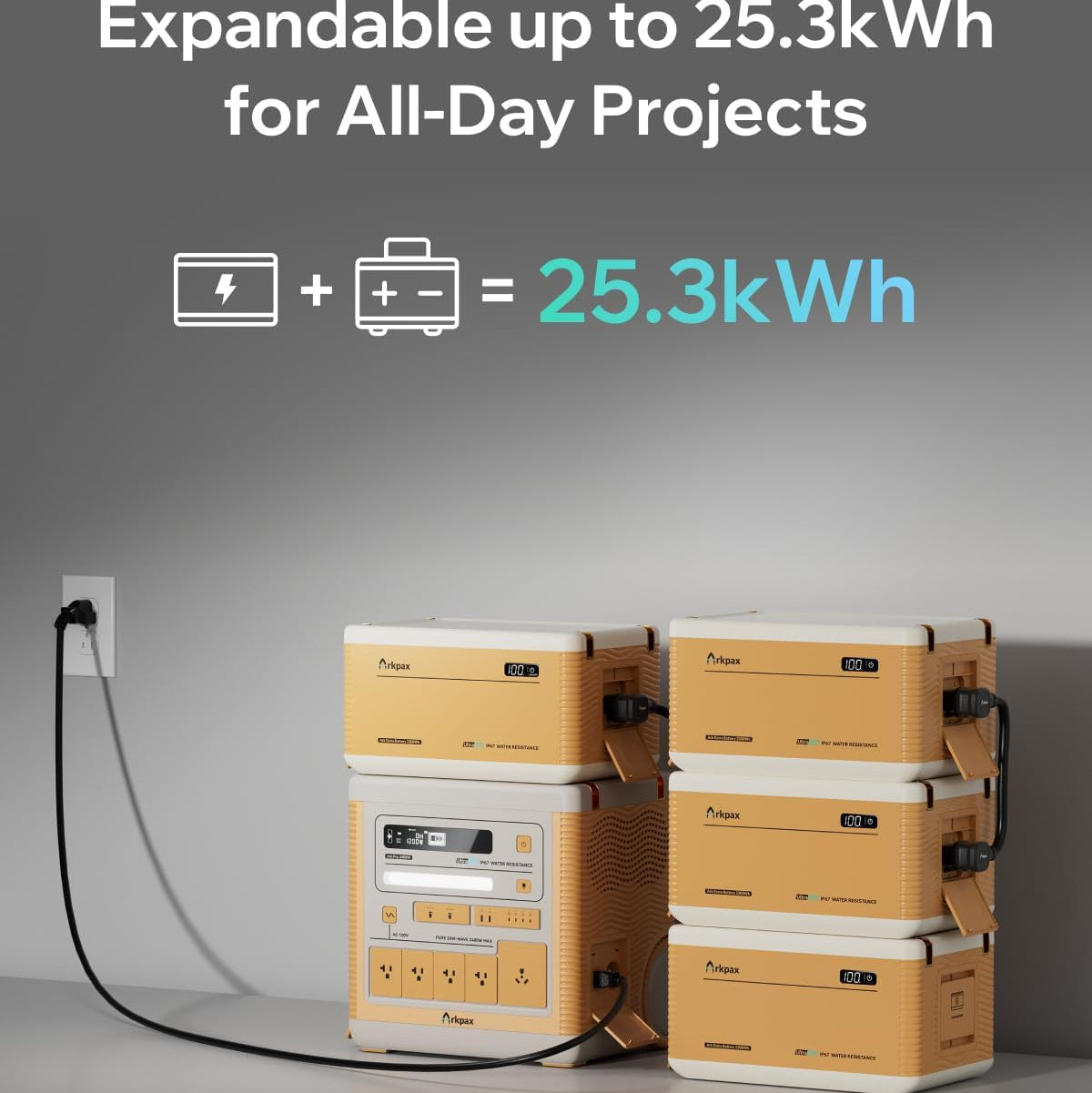 Arkpax Ark PRO 2400W IP67 Portable Power Station