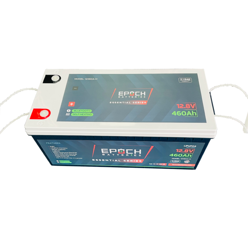 Epoch 12V 460Ah LiFePO4 Battery – Heated, Bluetooth (Essential Series)