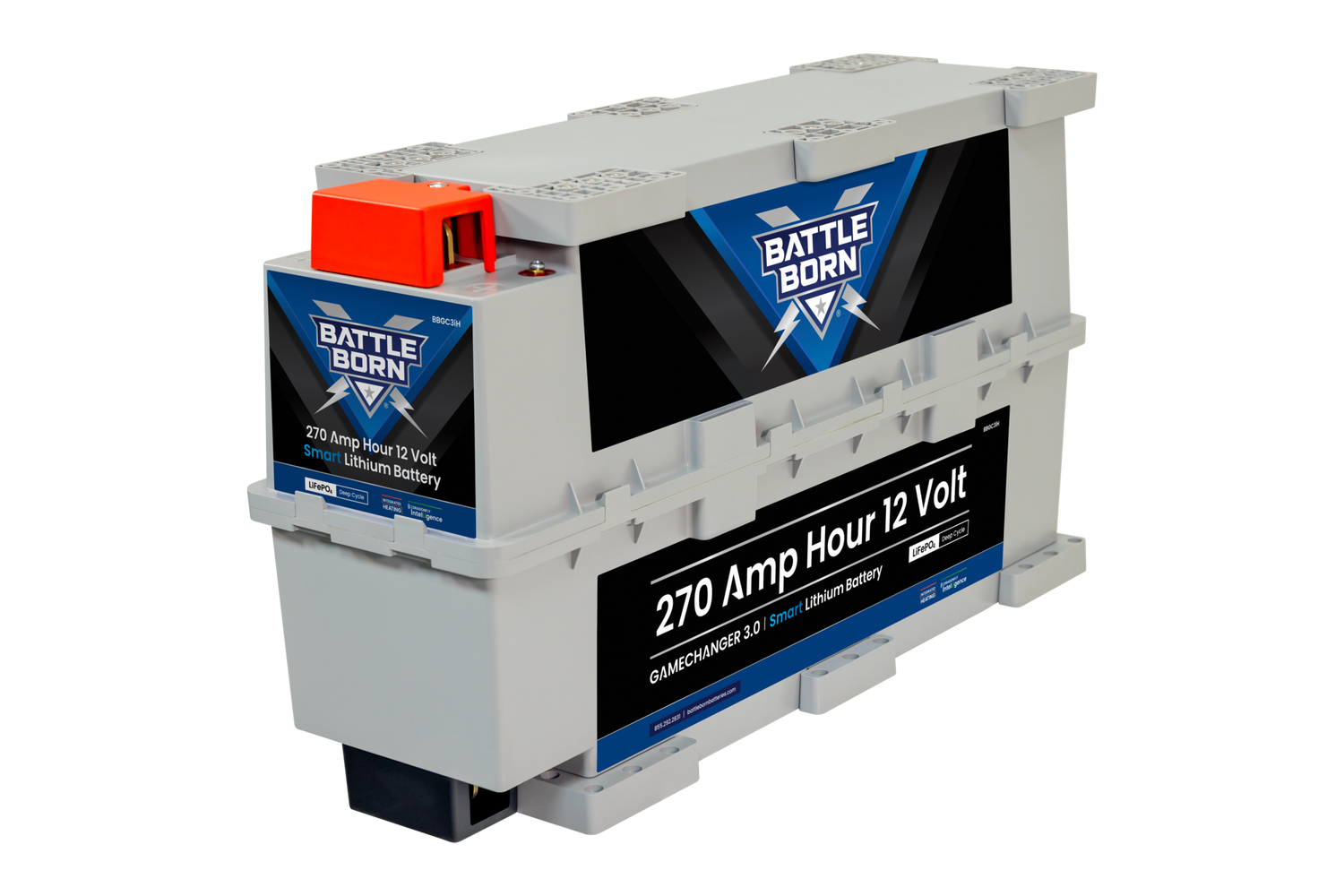Battle Born 12V 270Ah GC2 Smart Heated LiFePO4 Battery