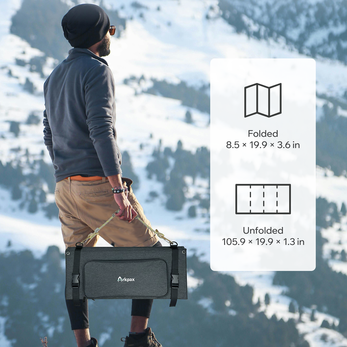 Arkpax 200W Foldable Portable Solar Panel