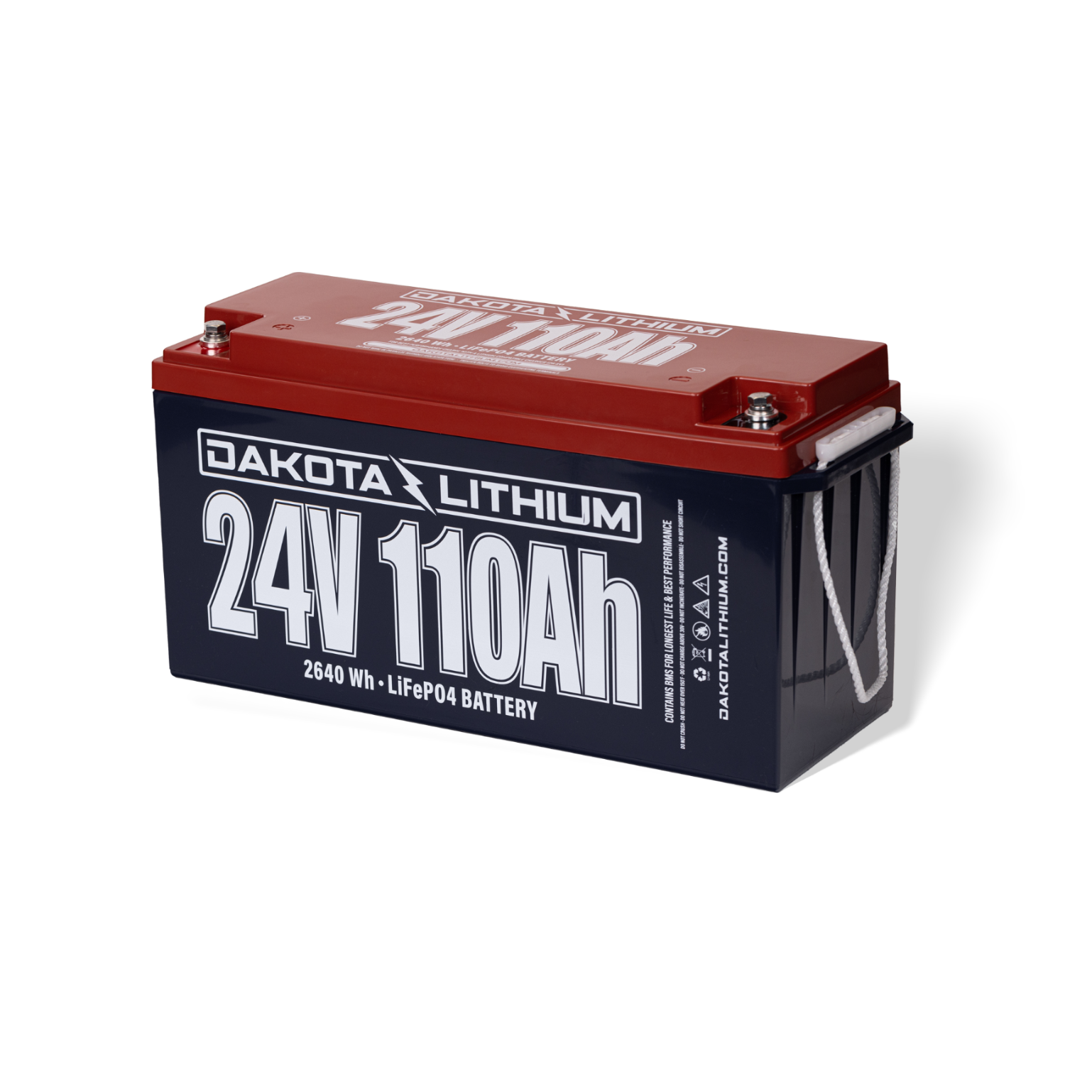 Dakota Lithium 24V 110Ah LiFePO4 Deep Cycle Battery