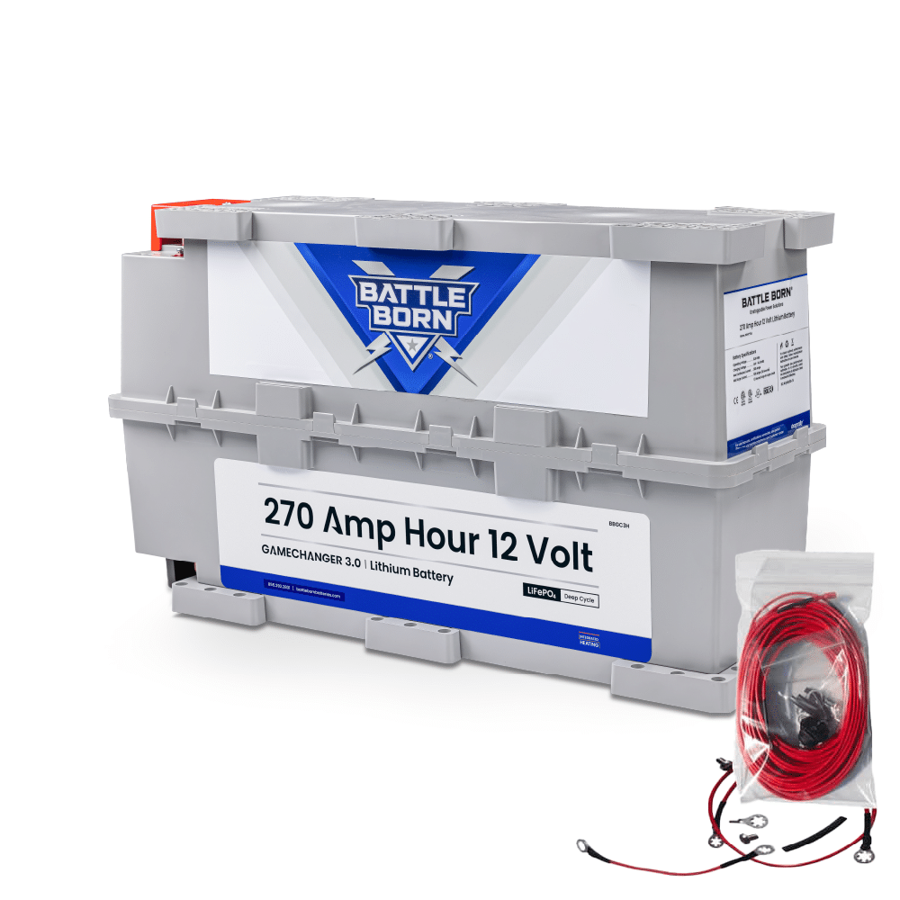 Battle Born 12V 270Ah LiFePO4 GC3 Heated Battery