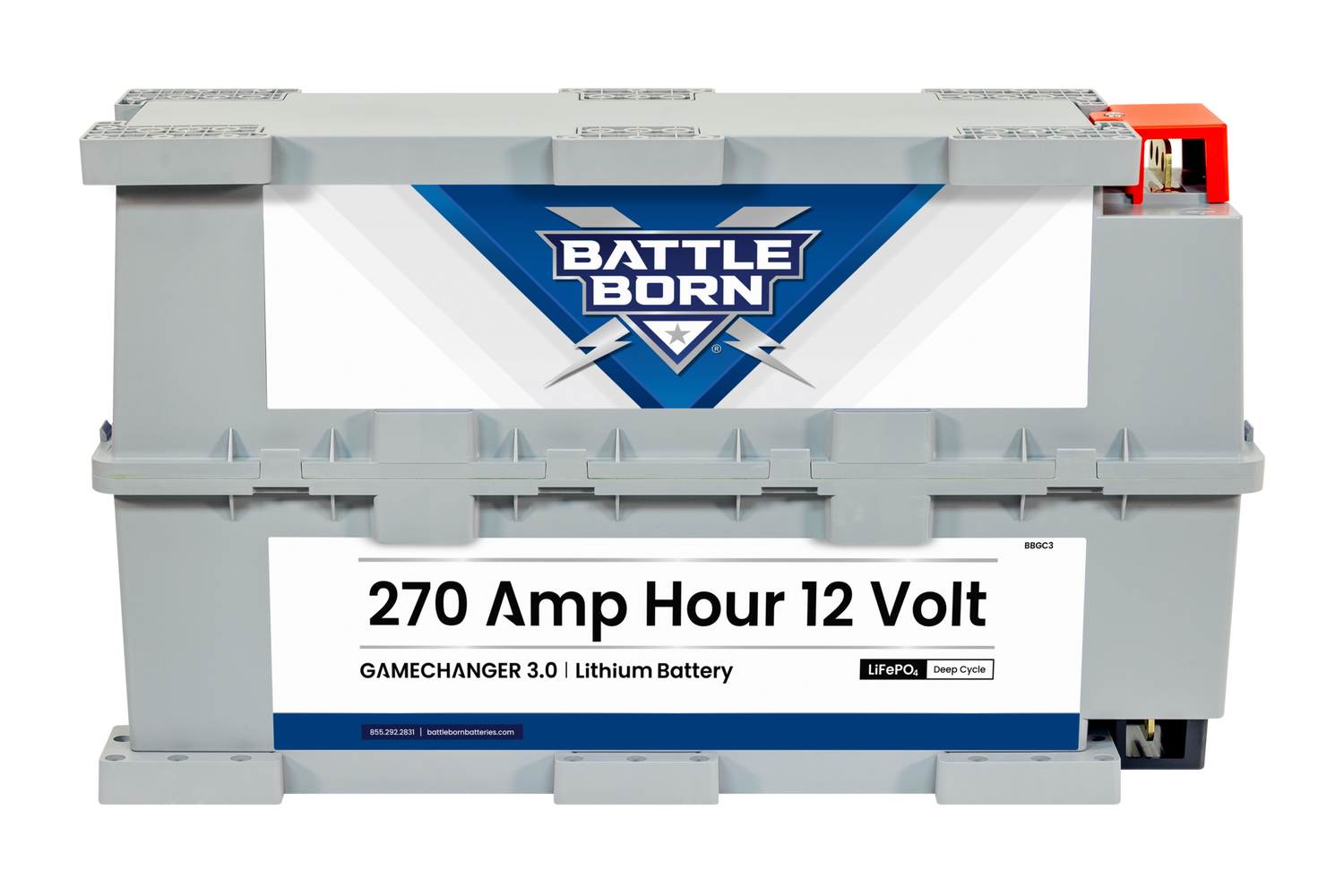 Battle Born 12V 270Ah LiFePO4 GC3 Battery