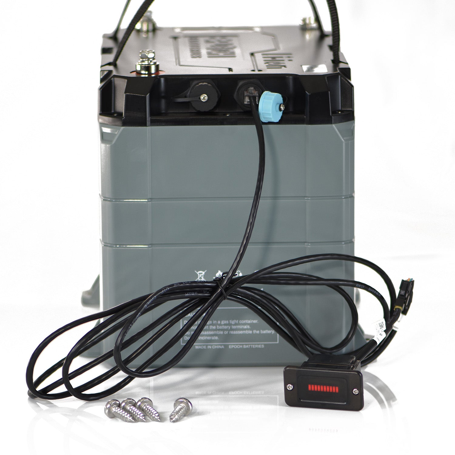 Epoch 24V 100Ah LiFePO4 Lithium Battery – Bluetooth, Internal Heating, Waterproof