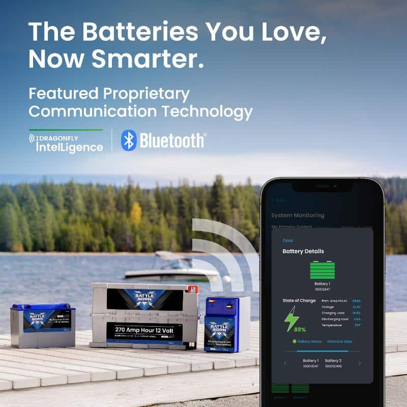 Battle Born 12V 100Ah Smart LiFePO4 Battery
