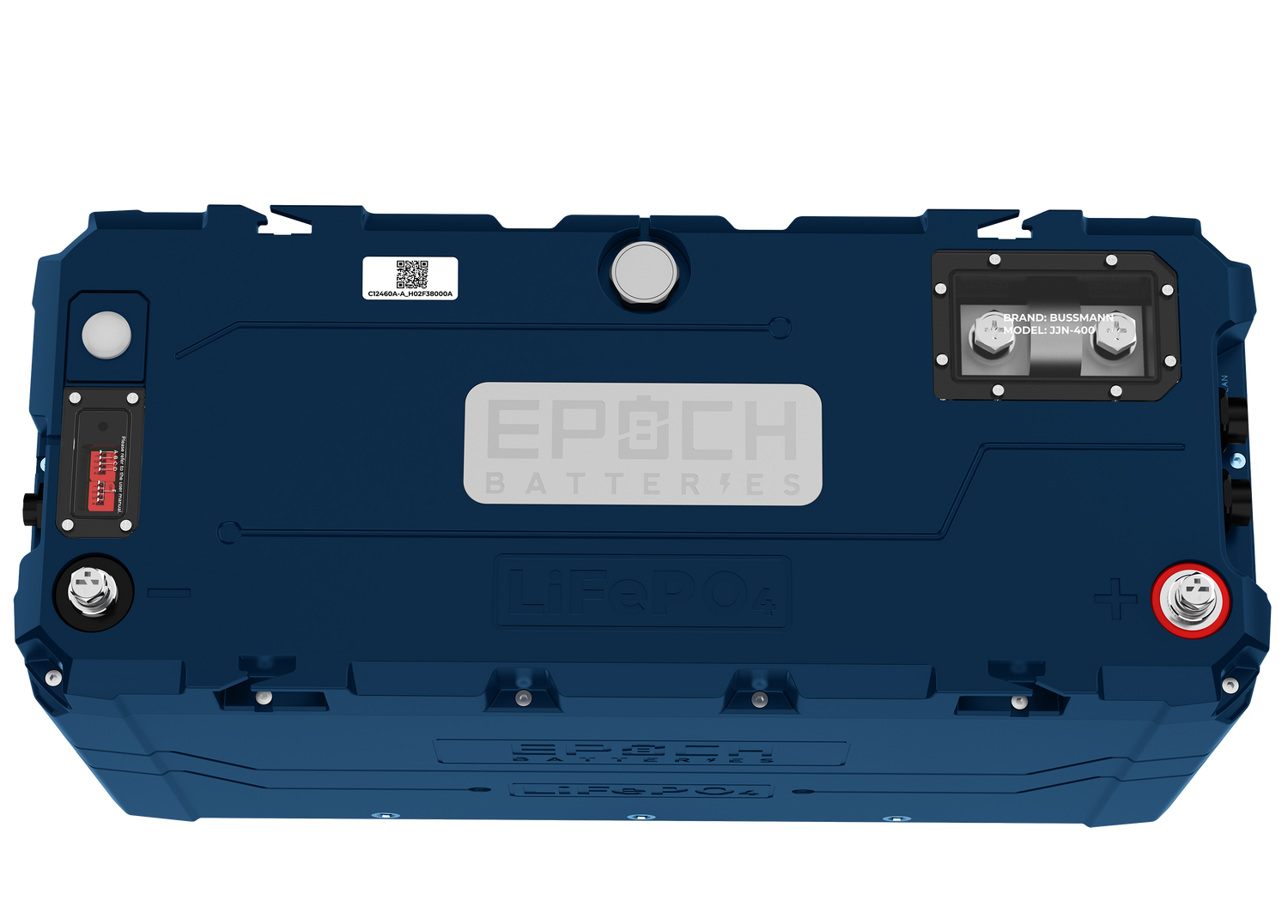 Epoch 12V 460Ah LiFePO4 Battery – Heated, Bluetooth, Victron Comms (V2-T Elite Series)