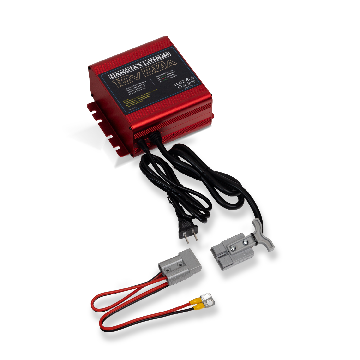 Dakota Lithium 12V 20A LiFePO4 Battery Charger – Ultra-Fast Charger