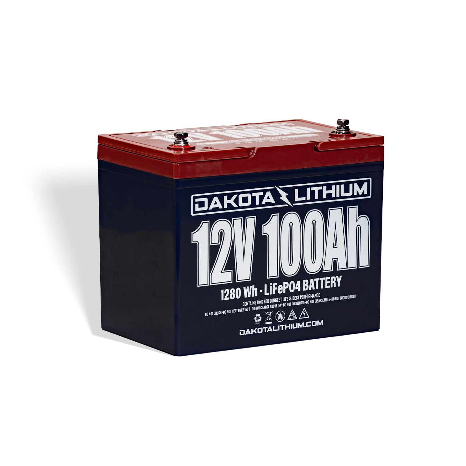 Dakota Lithium 12V 100Ah LiFePO4 Deep Cycle Battery