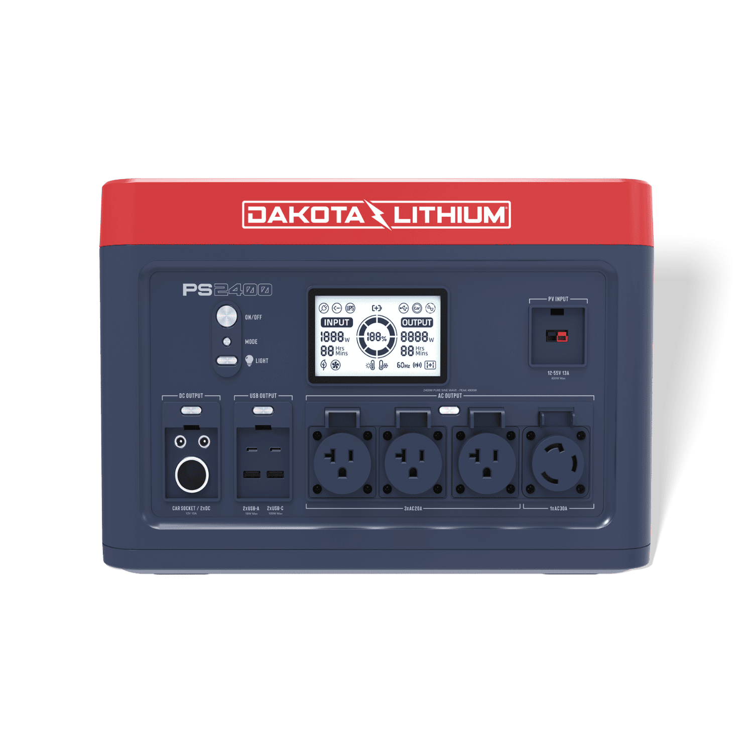 Dakota Lithium PS2400 Portable Power Station