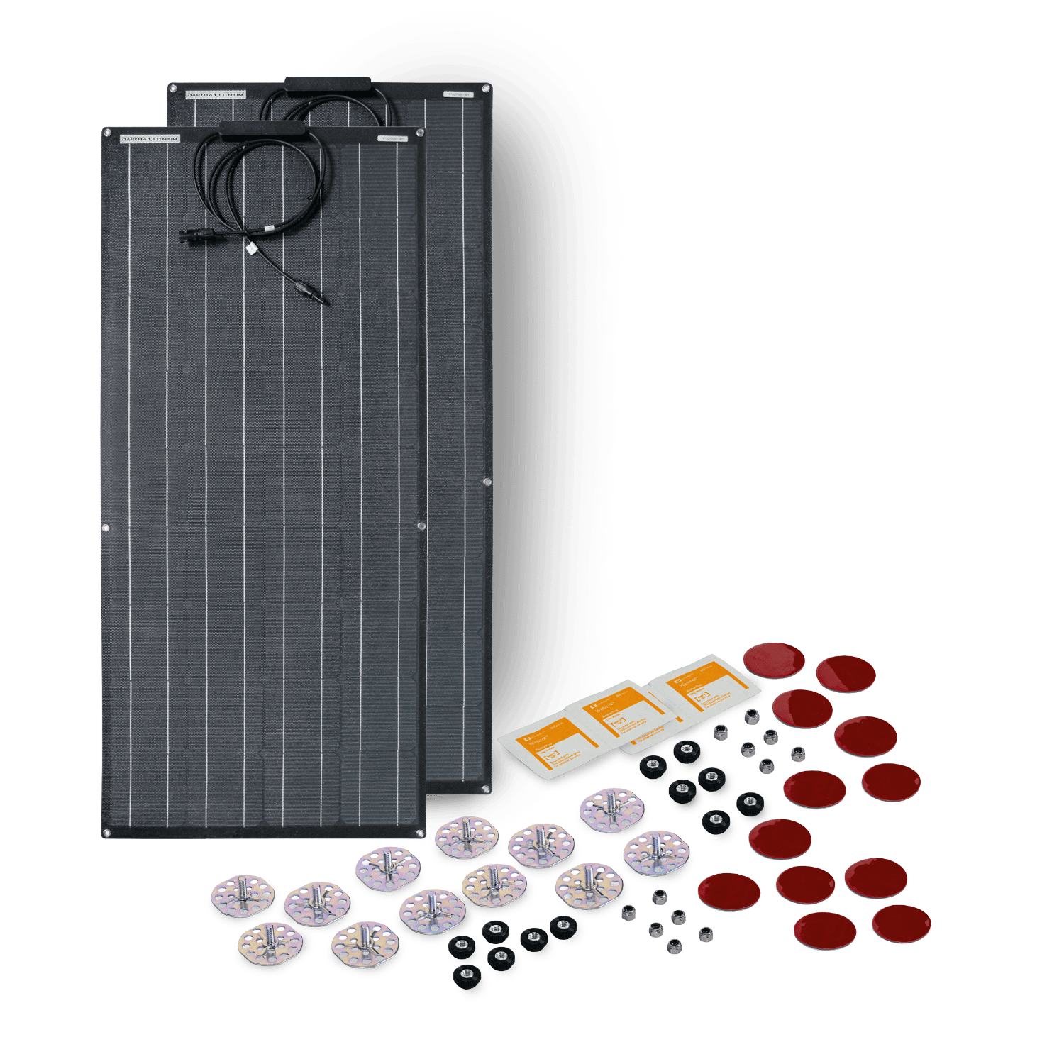 Dakota Lithium 200W Flexible Marine Solar Panel Kit