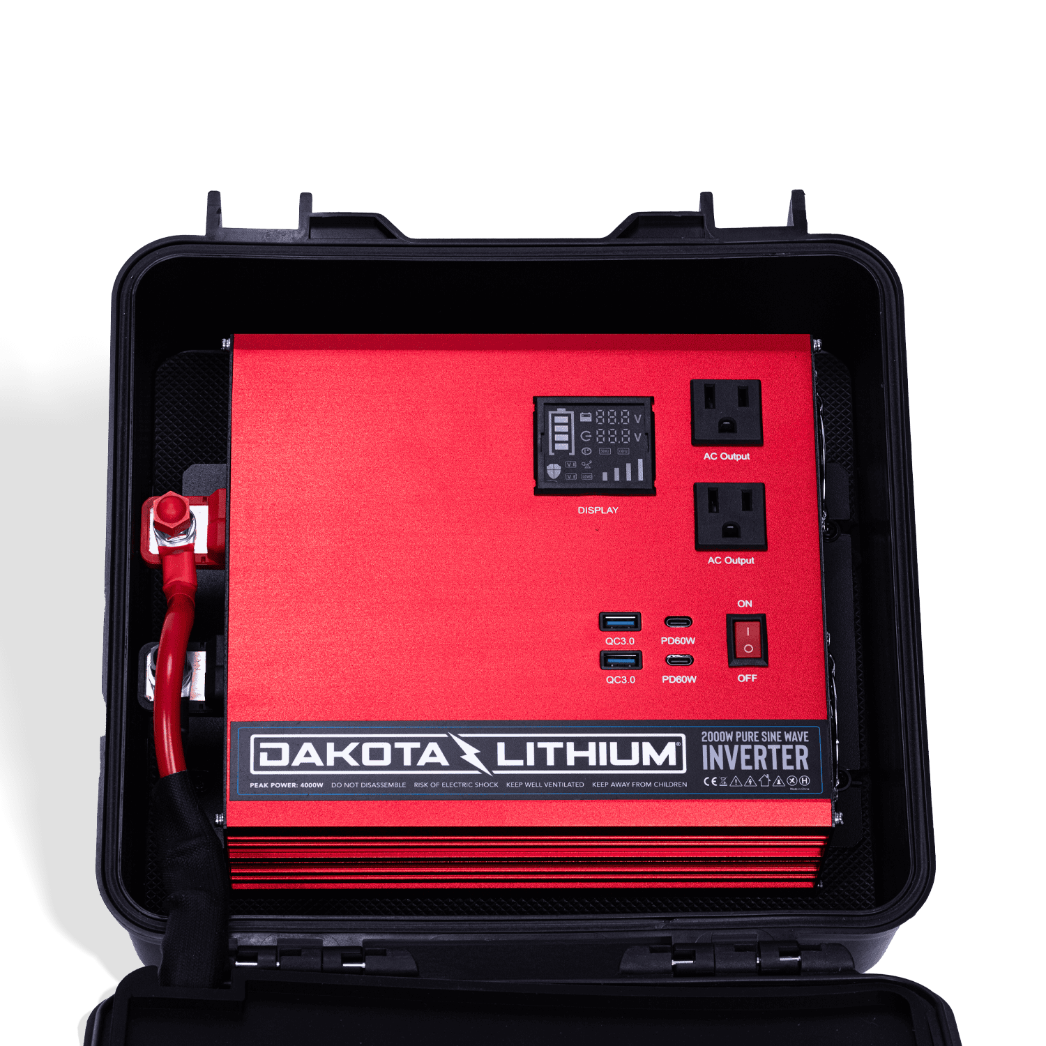 Dakota Lithium Powerbox+ 135 Waterproof Portable Power Station (12V 135Ah, 2000W Inverter)