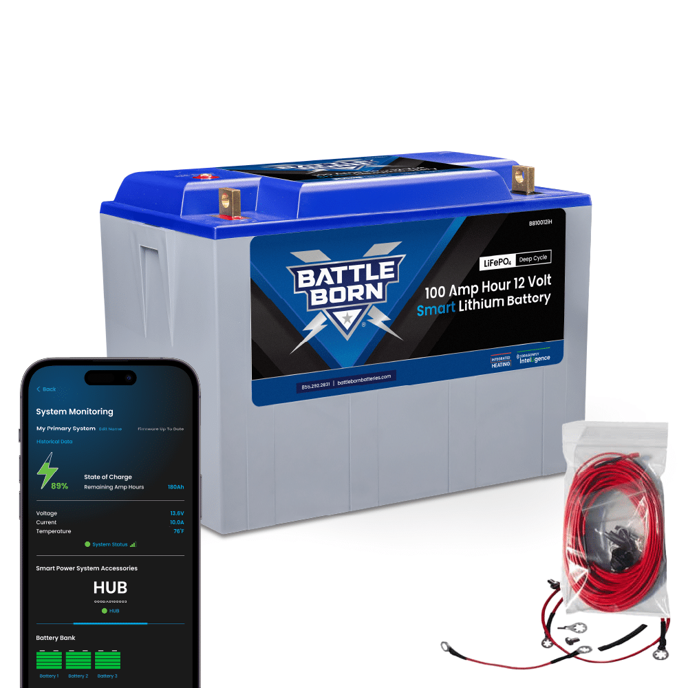 Battle Born 100Ah 12V Smart Heated LiFePO4 Battery