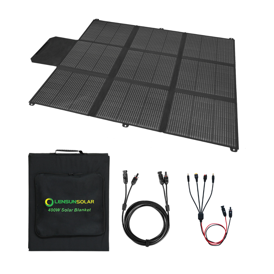 Lensun Solar 400W 36V Portable Solar Blanket – Gridaway